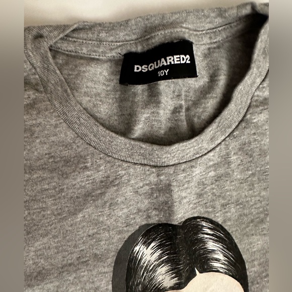 Dsquared2 Cropped jeans Embroidery + Long sleeve shirt. Girls Size 10 - Picture 4 of 16